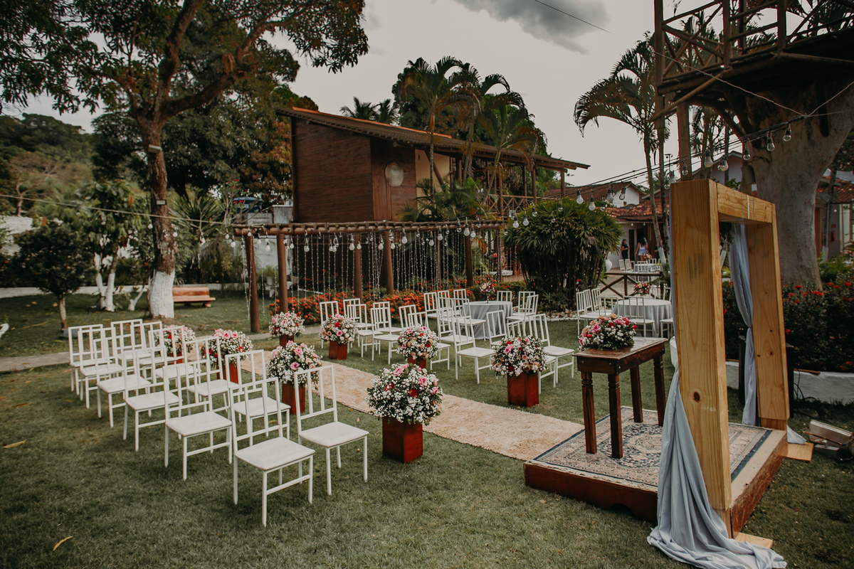 Decoração de casamento boho