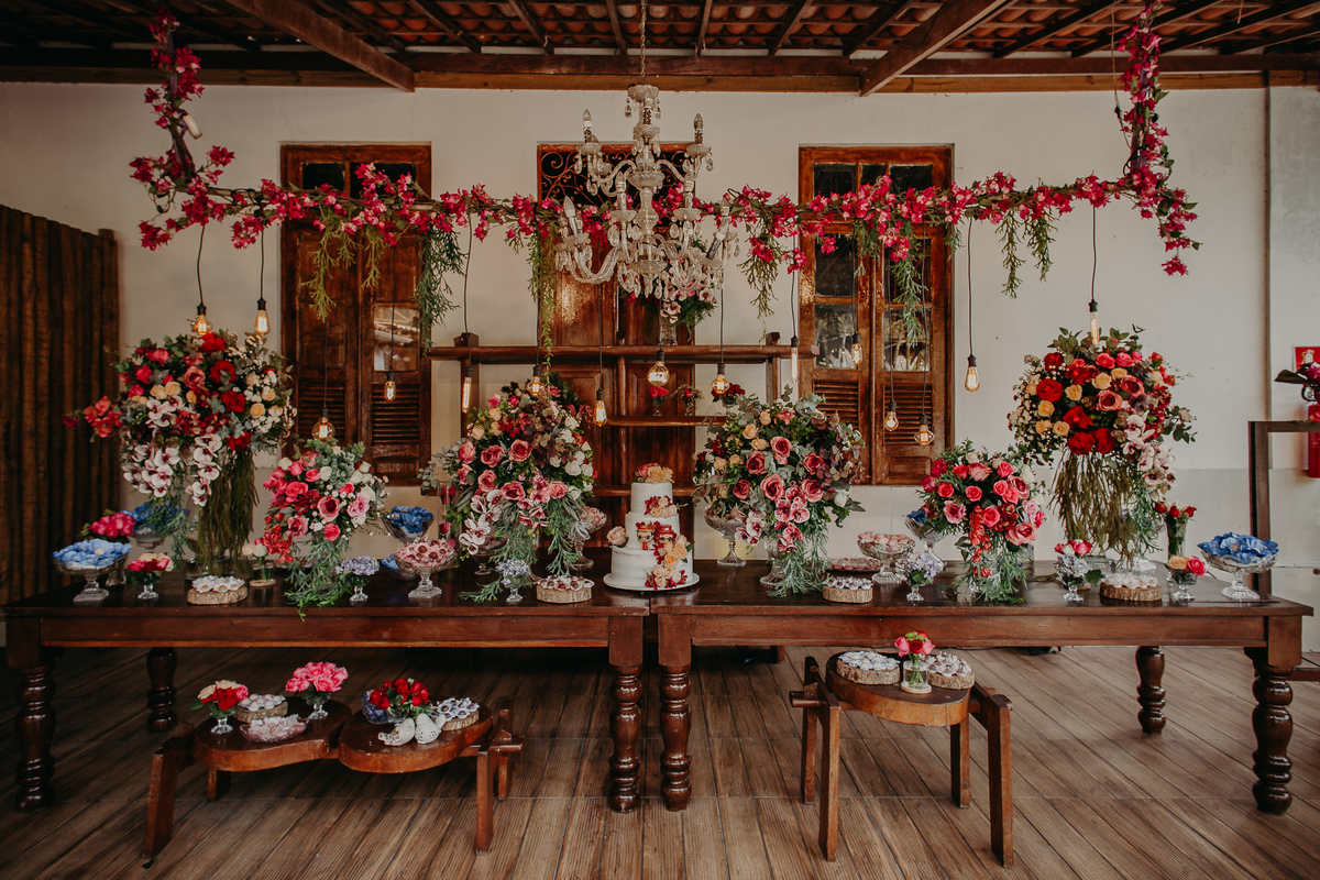 Decoração de casamento boho