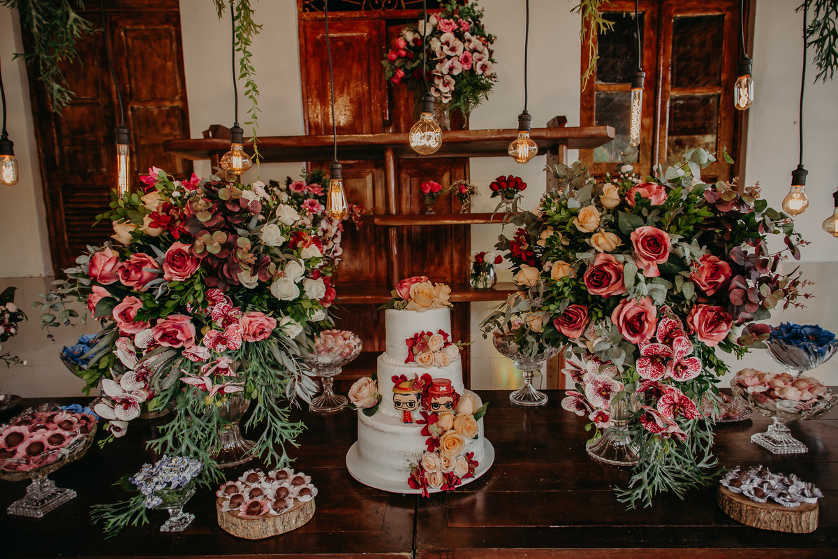 Decoração de casamento boho