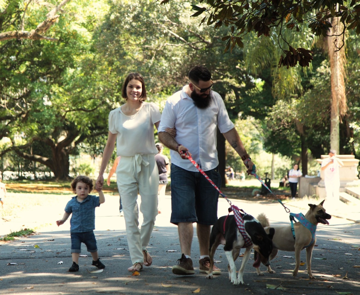 Aprenda a fotografar ensaio de família e pet - fotos ao ar livre - Parque da Independencia