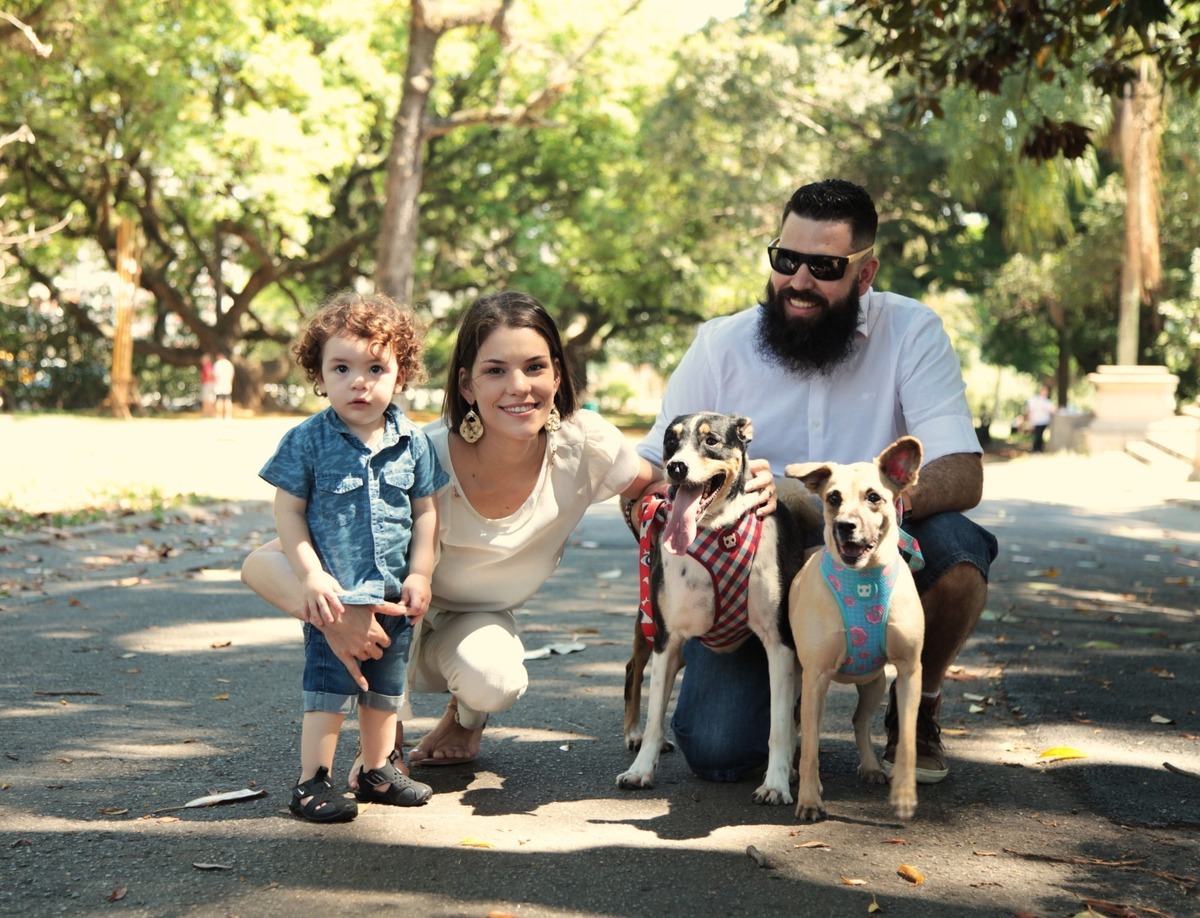 Aprenda a fotografar ensaio de família e pet - fotos ao ar livre - parque da independencia