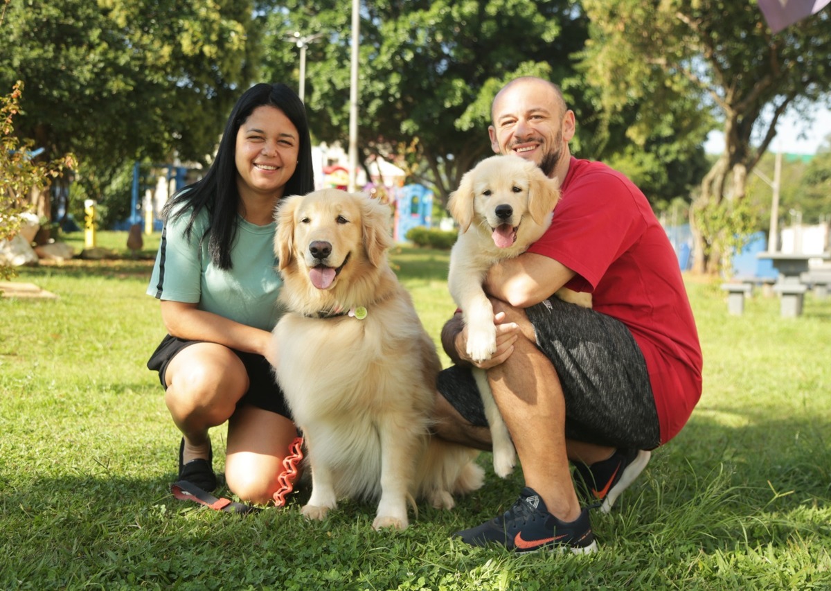 Aprenda a fotografar ensaio de família e pet - fotos ao ar livre - Av Kennedy São Caetano