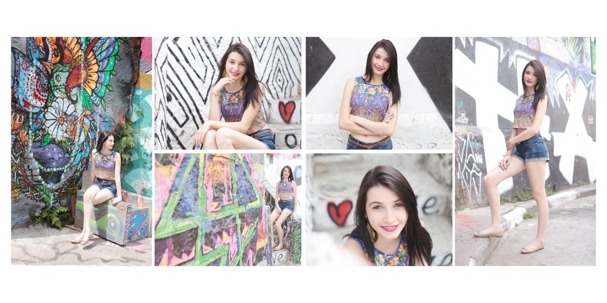 Fotos ensaio Debutante, 15 anos, Beco do Batman, vila Madalena São Paulo