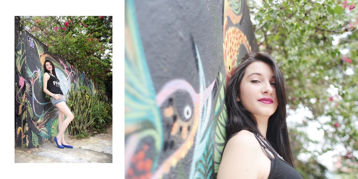 Fotos ensaio Debutante, 15 anos, Beco do Batman, vila Madalena São Paulo