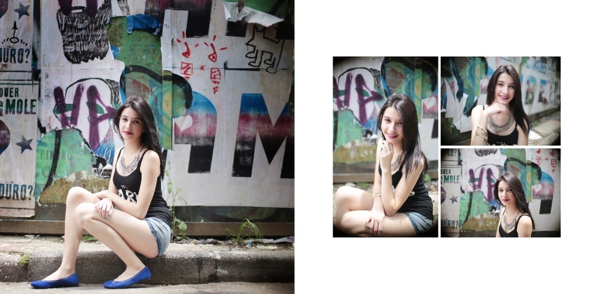 Fotos ensaio Debutante, 15 anos, Beco do Batman, vila Madalena São Paulo