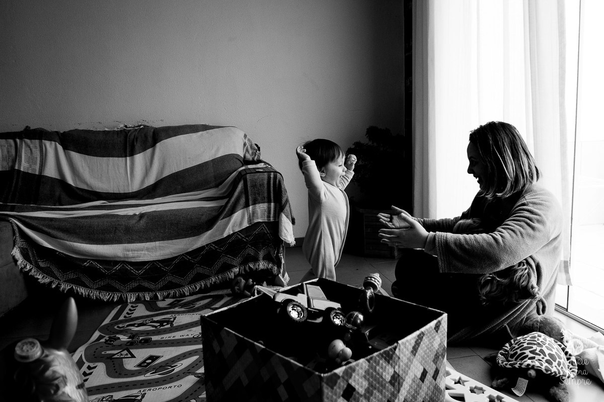 Ensaiando para caminhar