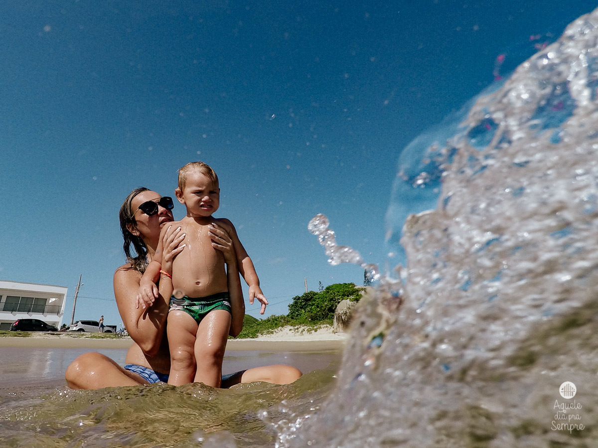 Aquele dia pra SempreNa praia com a mamãe