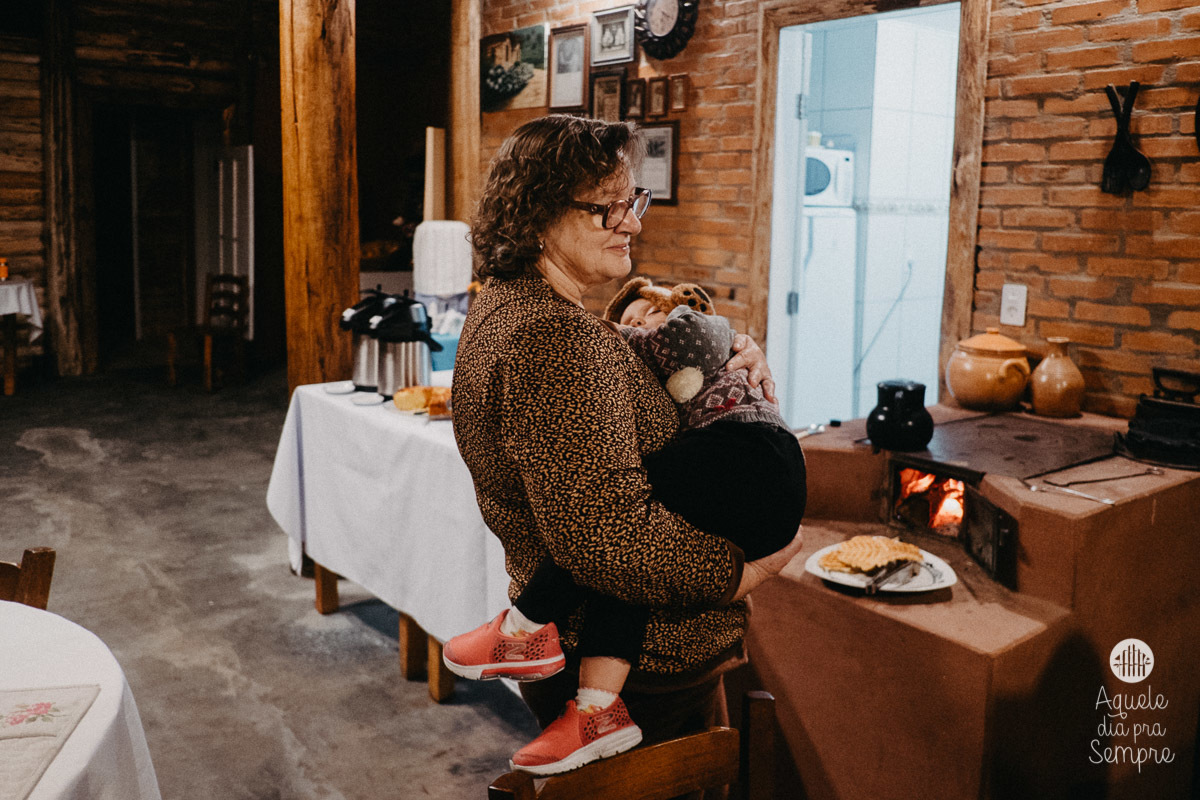 Vovó colando pra dormir