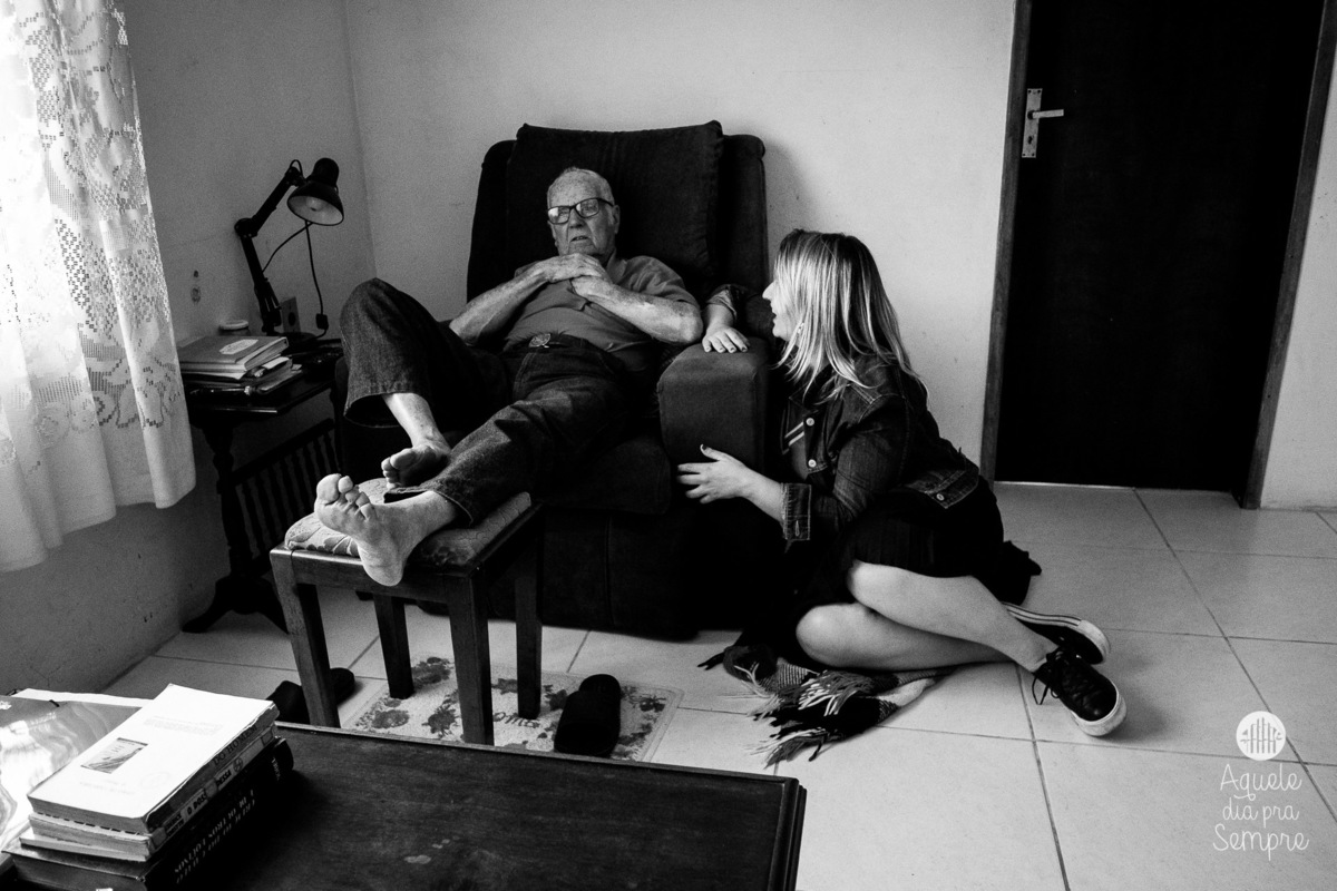 momento com vô Toninho