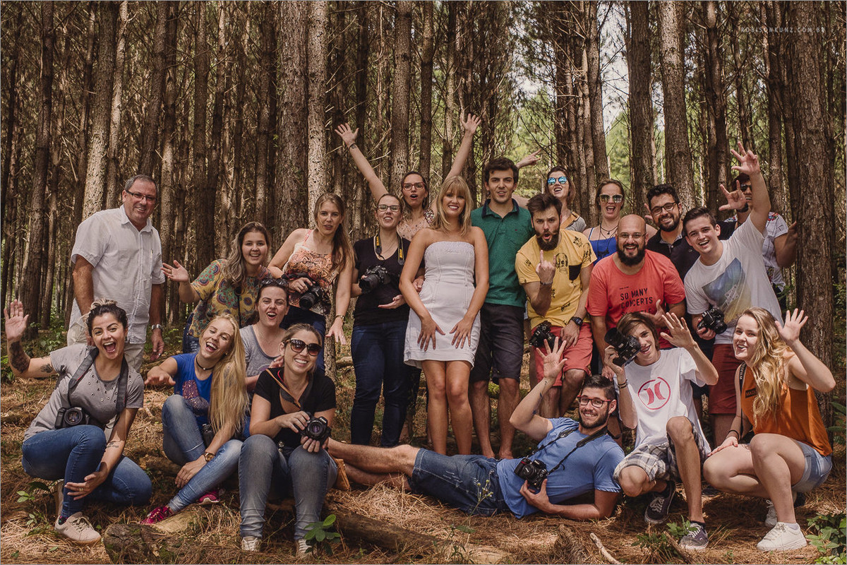 turma do workshop em picada café