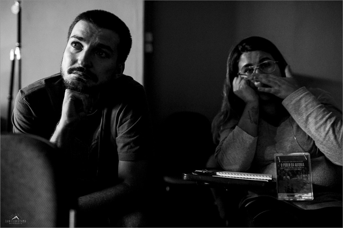 alunos emocionados no workshop com robison kunz