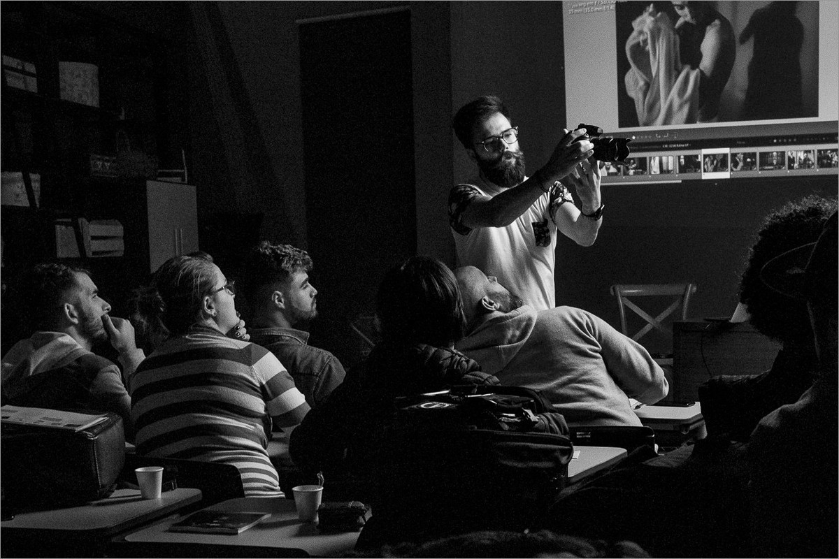 robison kunz mostrando técnicas de fotografia