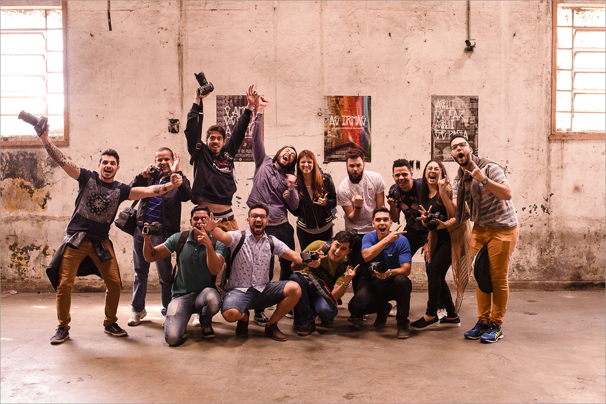 turma do workshop com robison kunz em SP