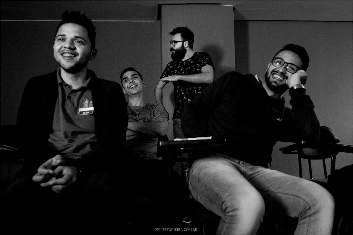 robison kunz dando dicas durante o workshop