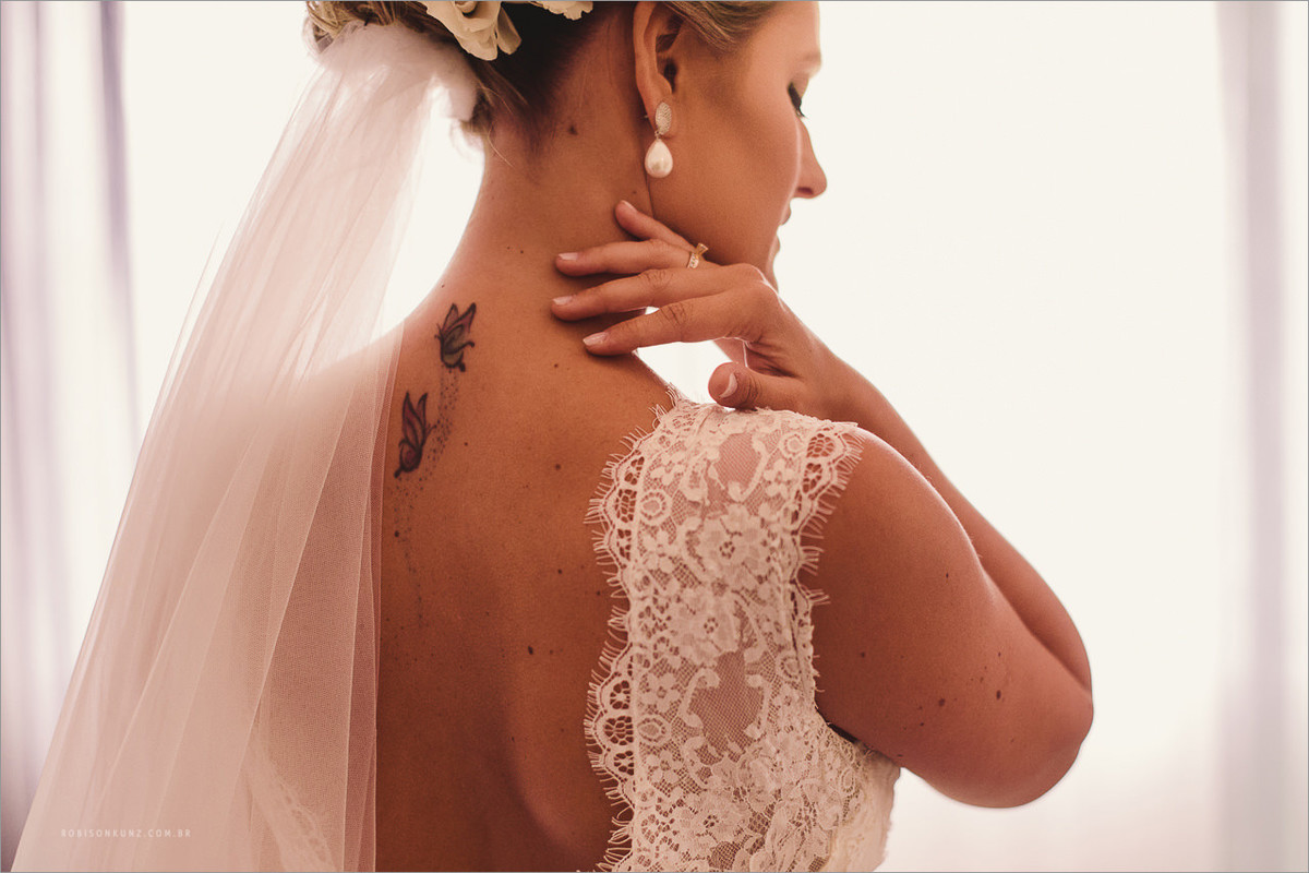 foto só da noiva antes do casamento