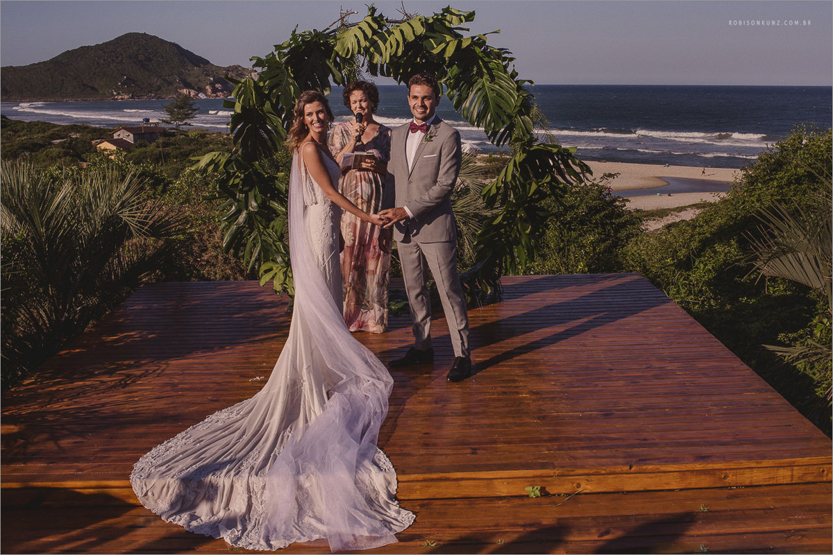 casamento na praia do rosa