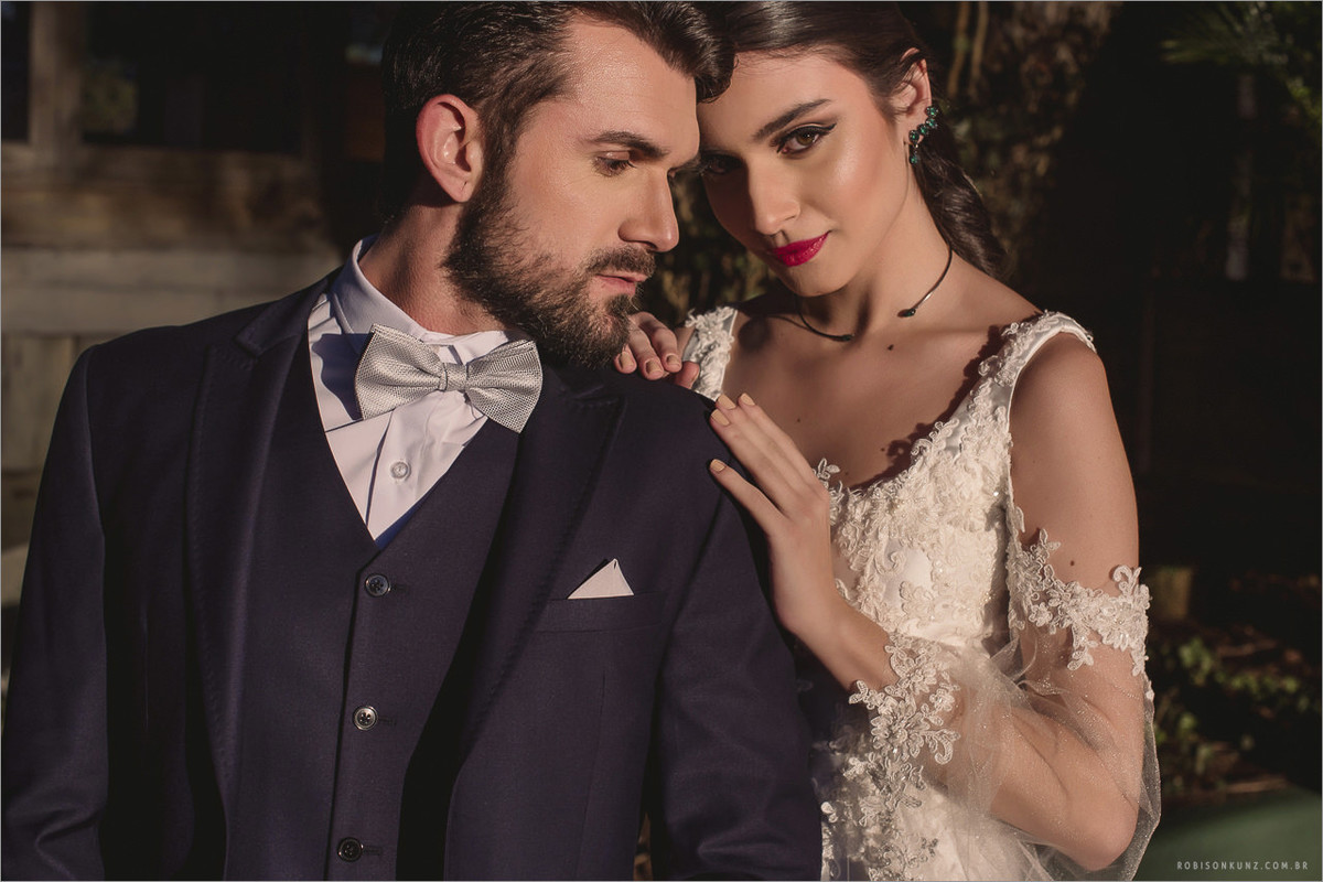 editorial de moda de noivos