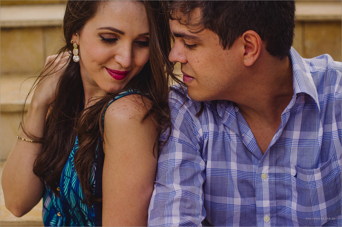 retrato de noivos durante o seu pre-casamento