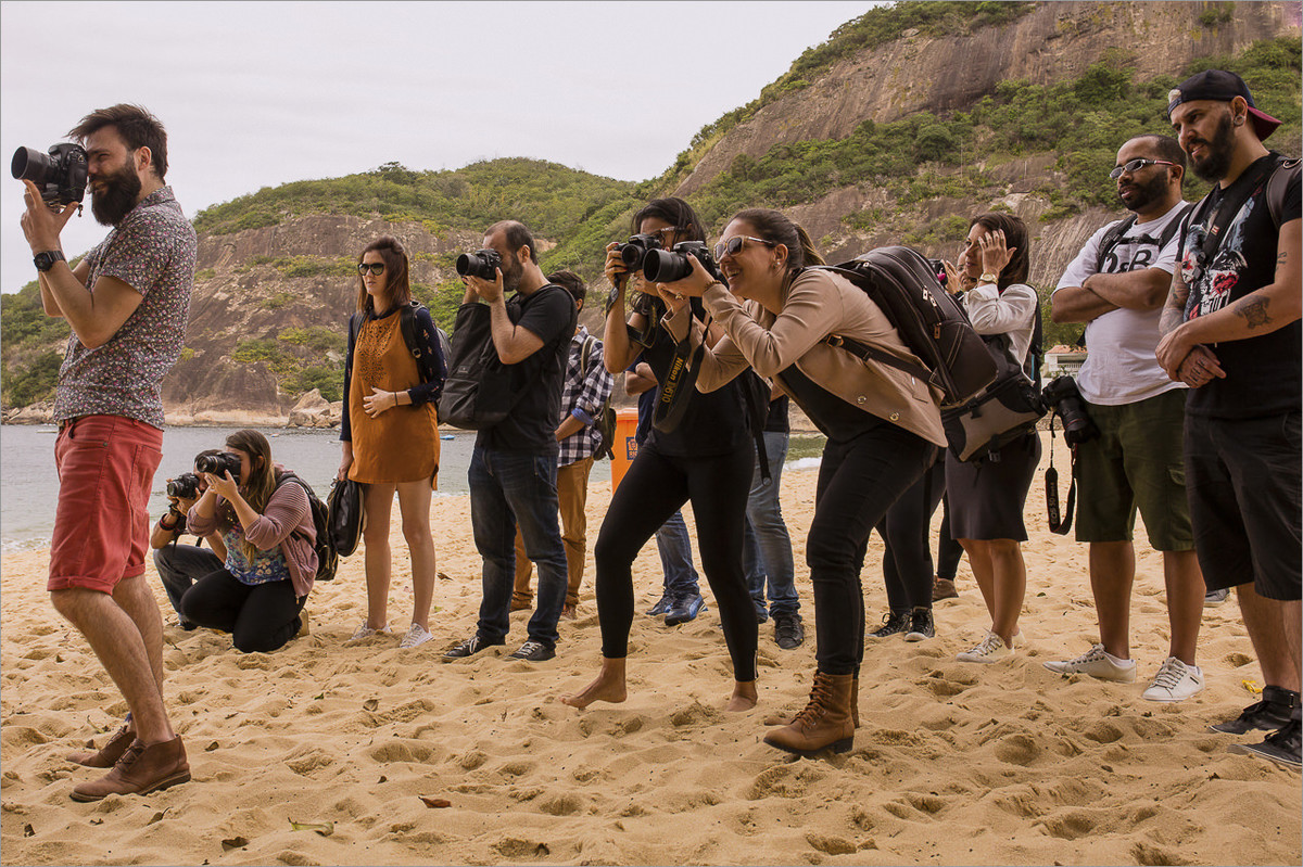 curso de fotografia na praia vermelha