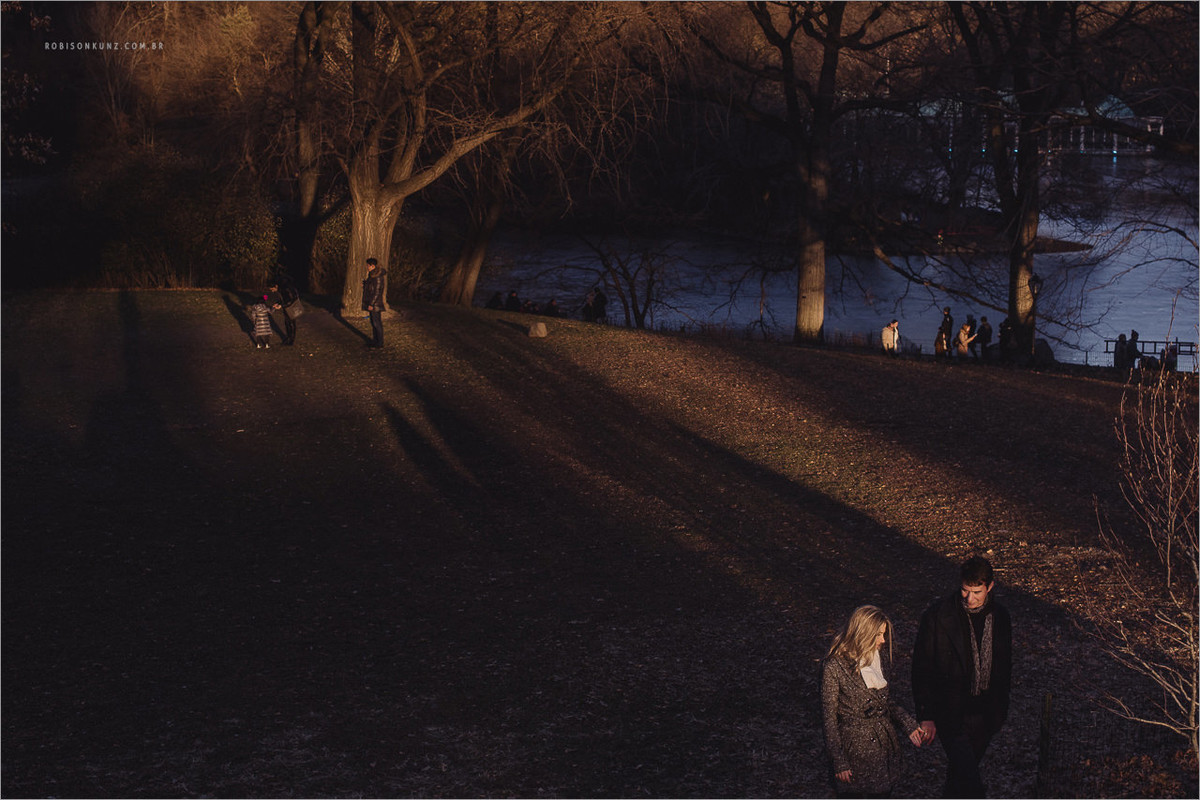 fotos diferentes de casal no central park