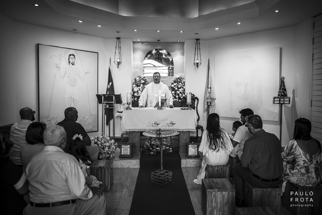 cerimonia de batismo no cristo redentor