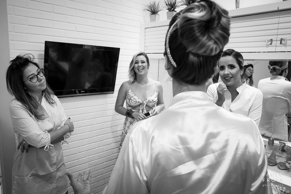 brinde noiva e madrinhas