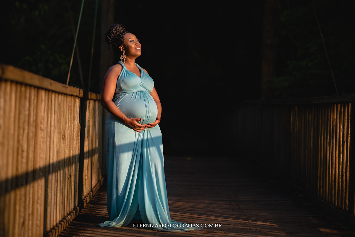ENSAIO FOTOGRAFICO  GESTANTE EM PONTE -BROTAS