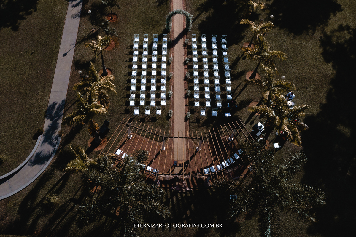 Casamento no Campo Chácara Veneza drone
