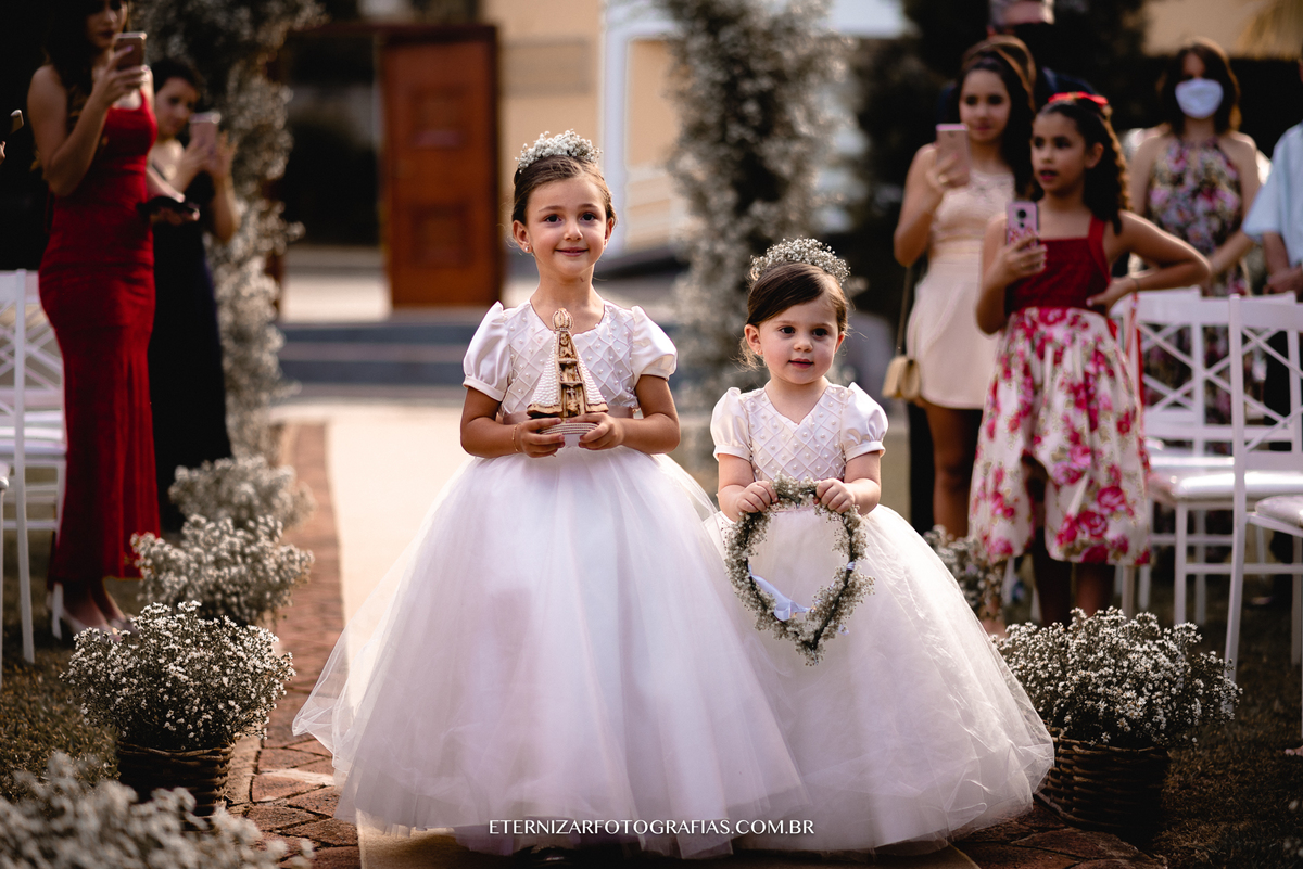 Casamento no Campo Chácara Veneza Por do Sol dama das alianças 