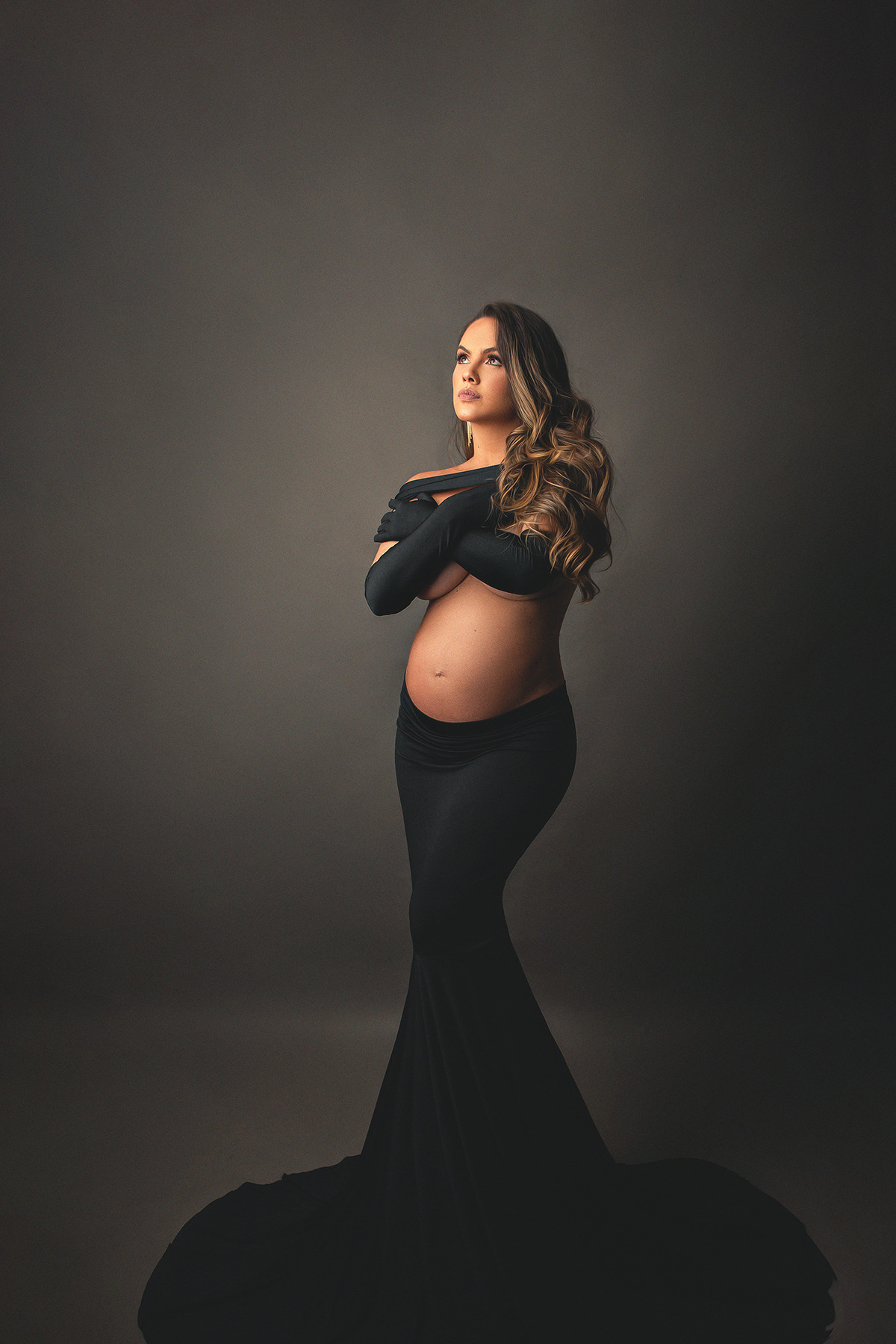 Ensaio Gestante em estúdio em Belo Horizonte