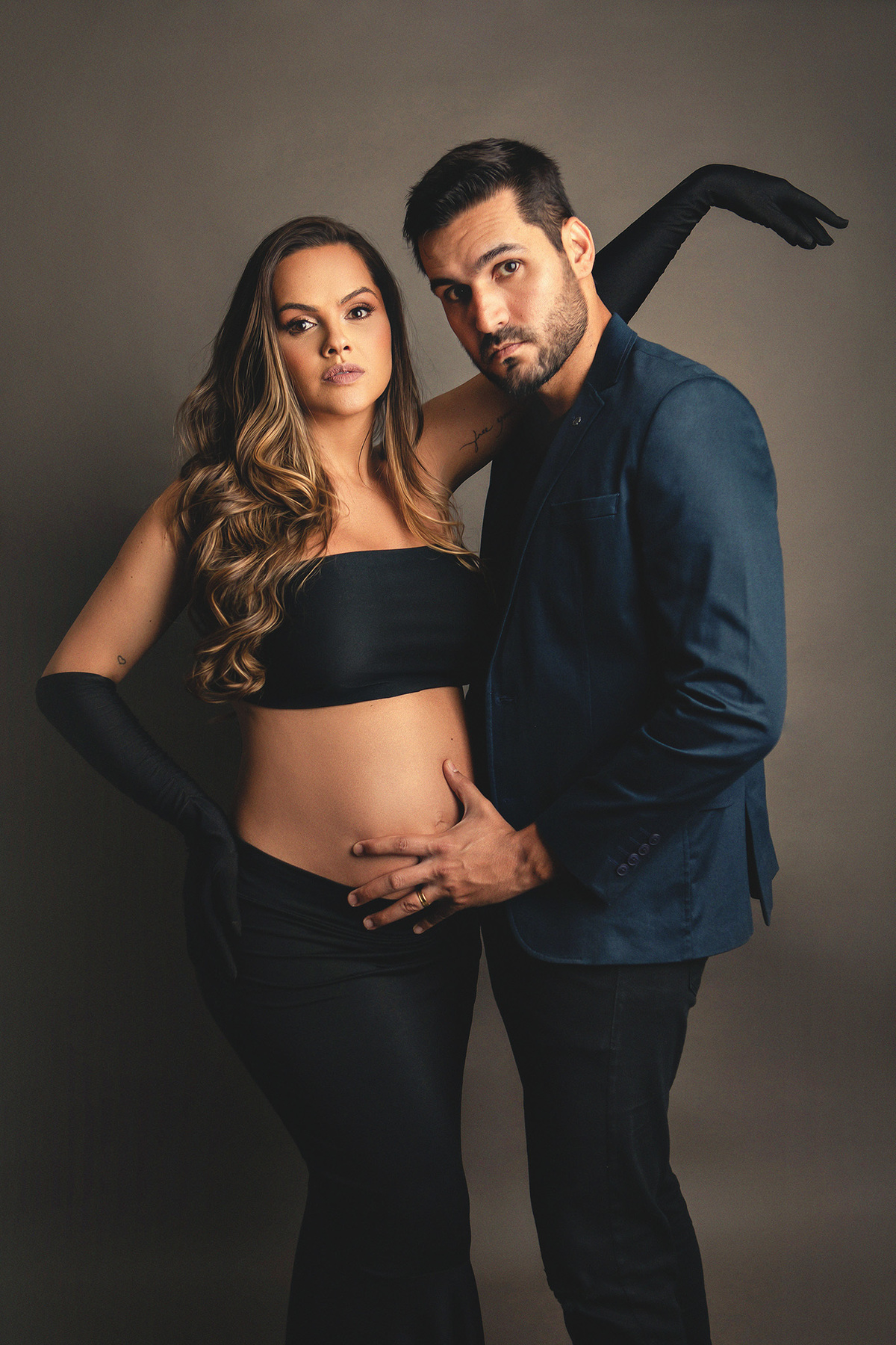 Ensaio Gestante em estúdio em Belo Horizonte