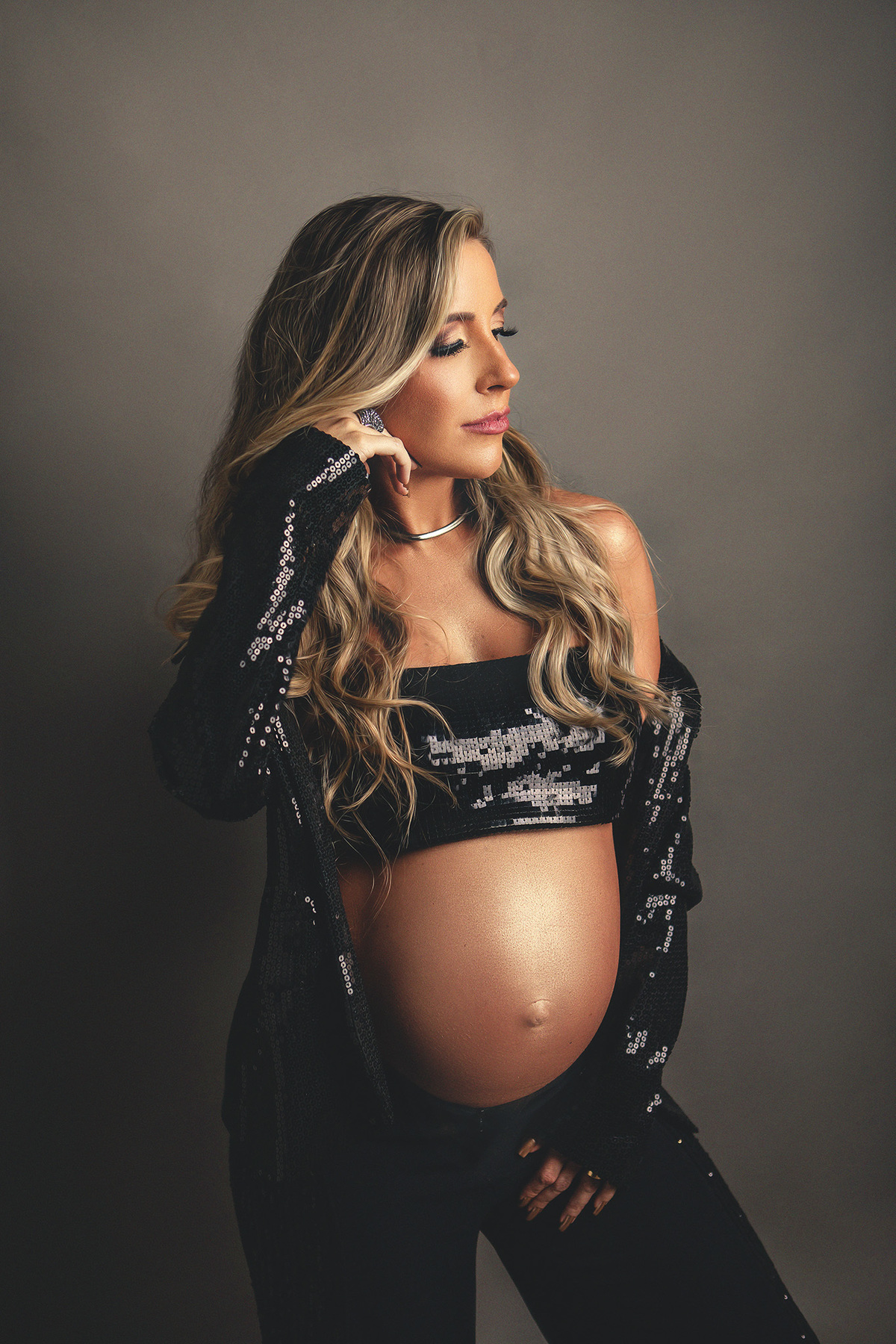 Ensaio gestante em Estúdio em Belo Horizonte