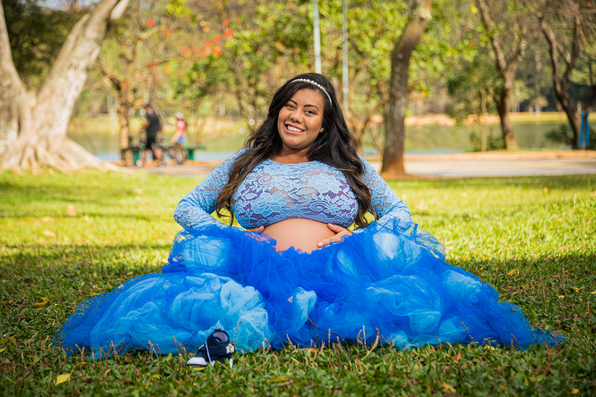 Ensaio Gestante em Estúdio e Parque de São Paulo