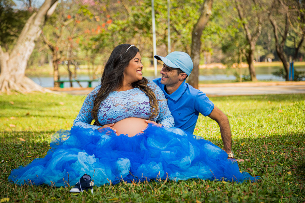 Ensaio Gestante em Estúdio e Parque de São Paulo
