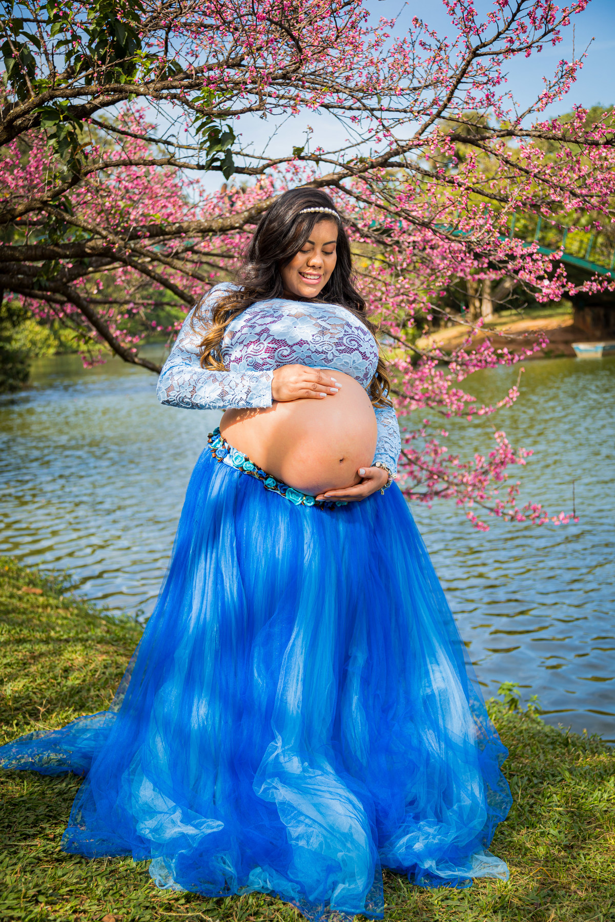 Ensaio Gestante em Estúdio e Parque de São Paulo