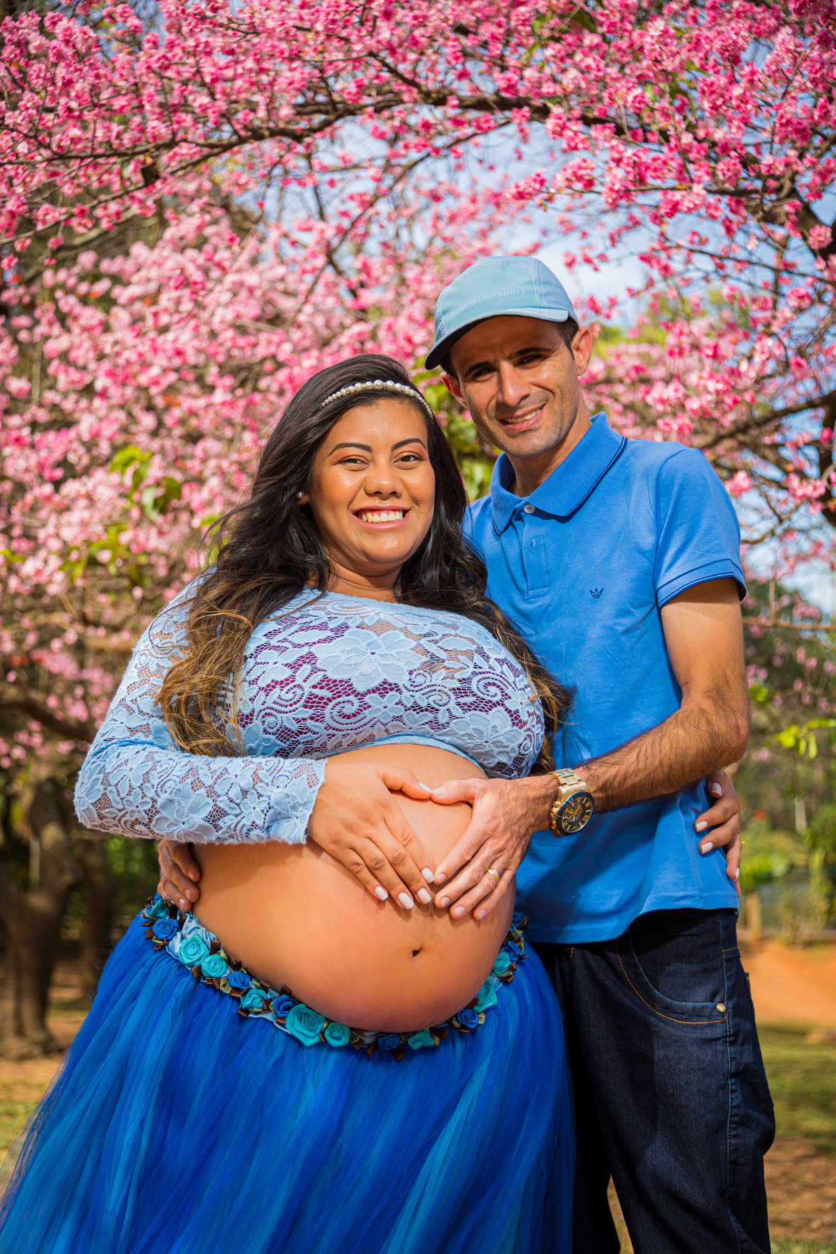 Ensaio Gestante em Estúdio e Parque de São Paulo
