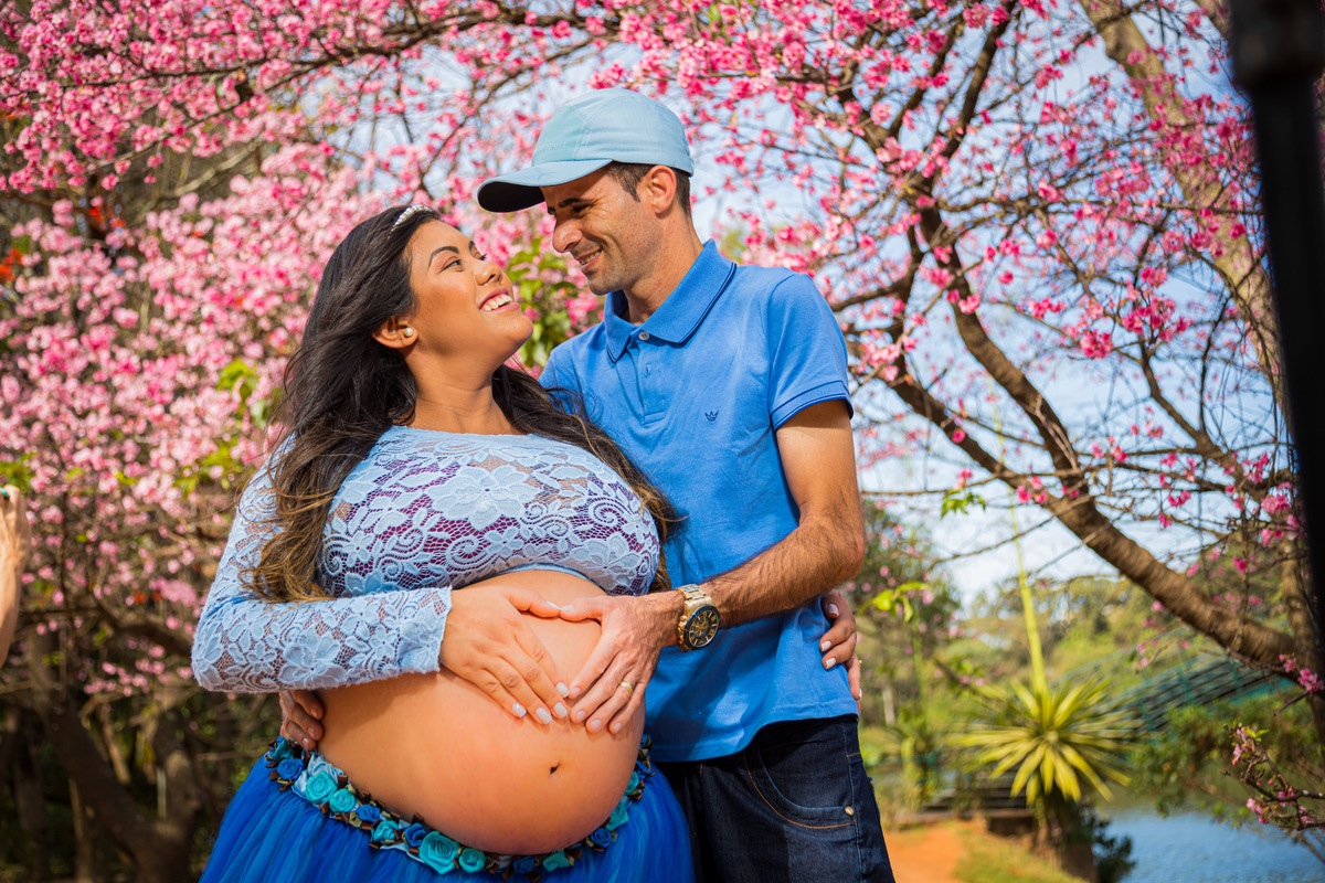 Ensaio Gestante em Estúdio e Parque de São Paulo