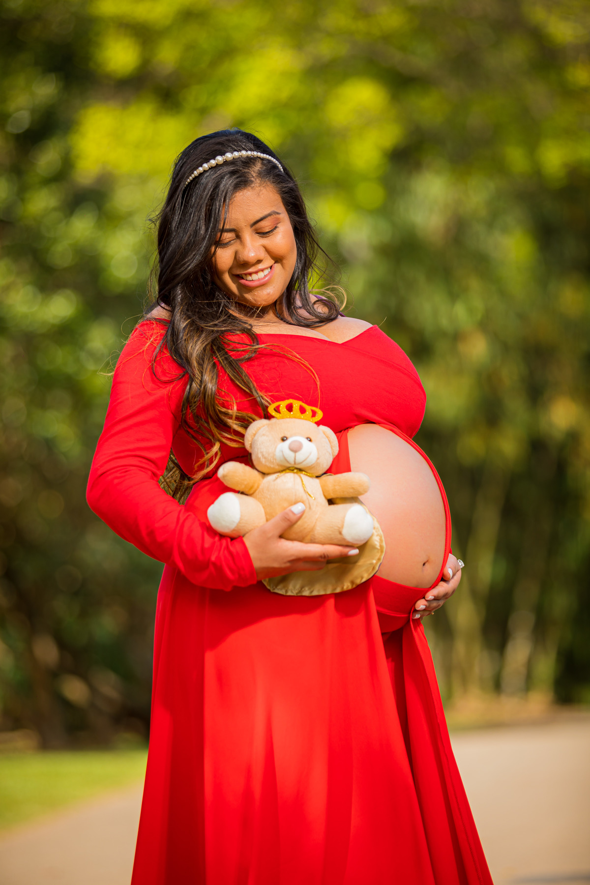Ensaio Gestante em Estúdio e Parque de São Paulo