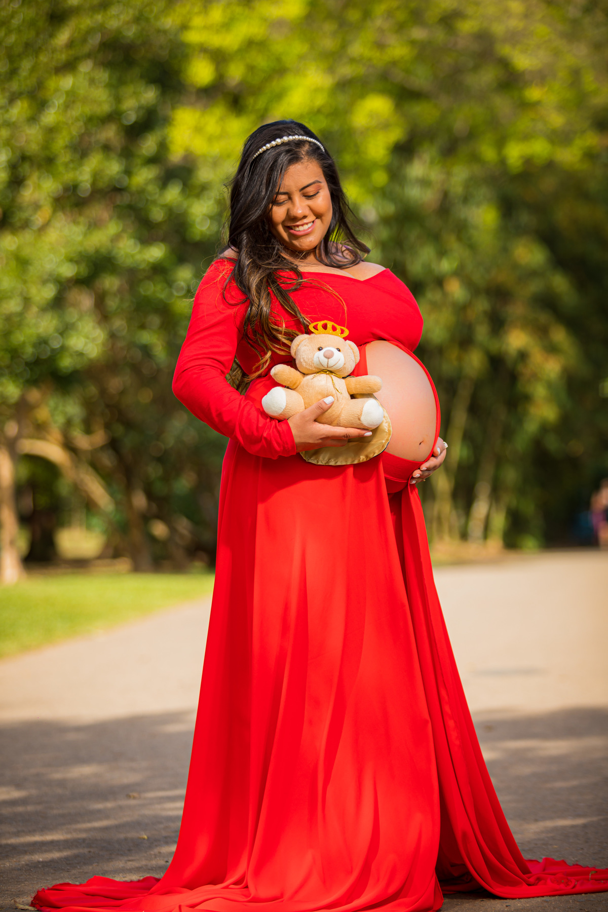 Ensaio Gestante em Estúdio e Parque de São Paulo