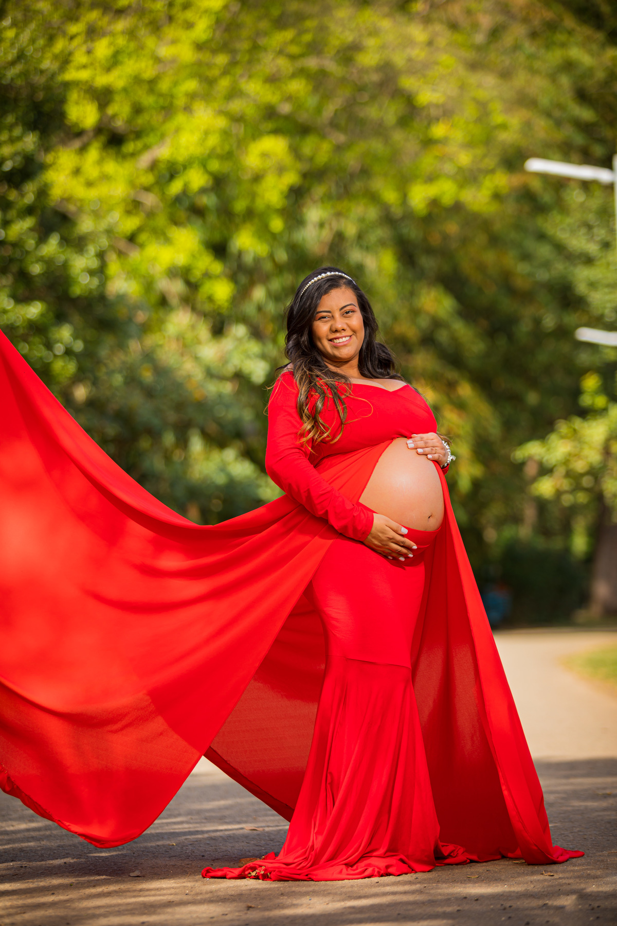 Ensaio Gestante em Estúdio e Parque de São Paulo