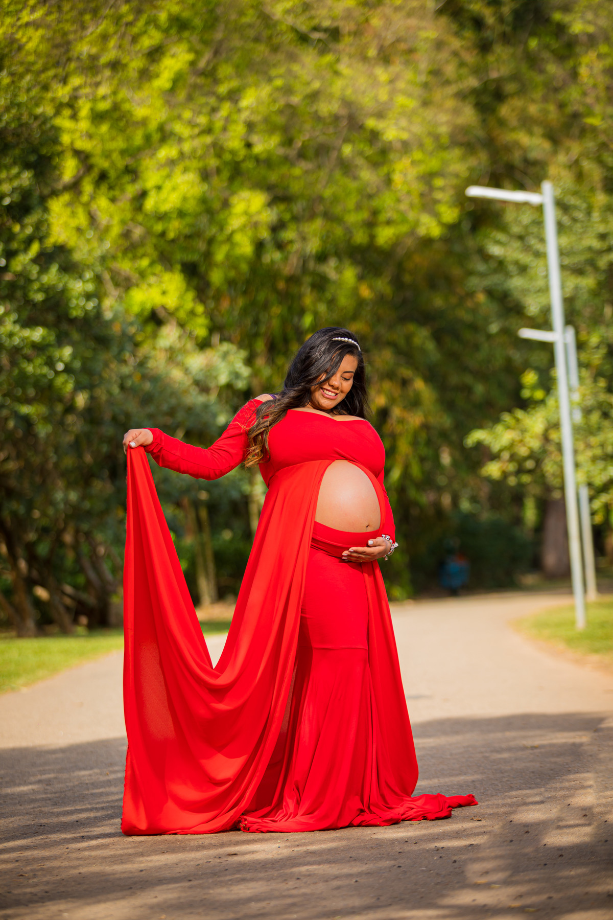 Ensaio Gestante em Estúdio e Parque de São Paulo
