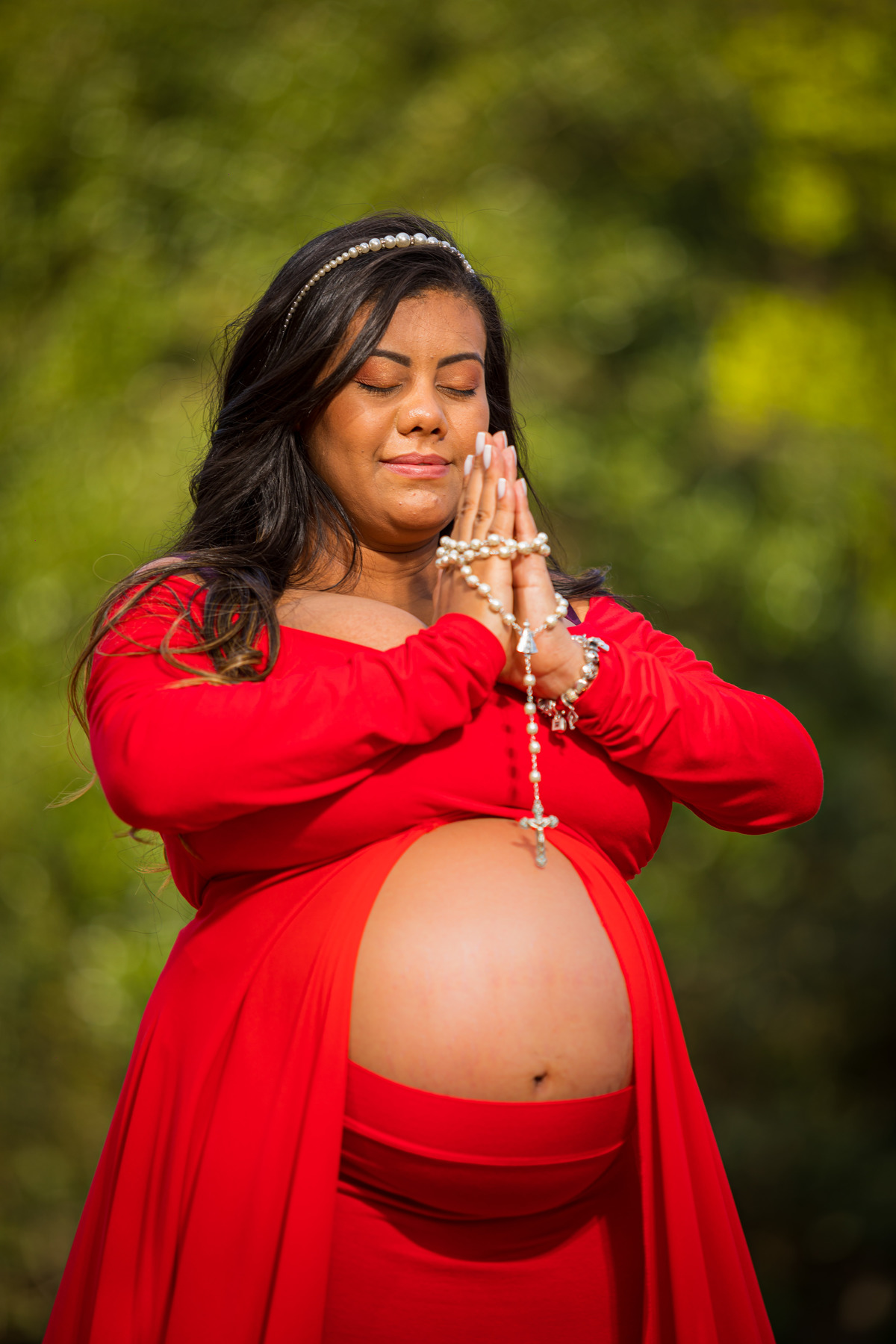 Ensaio Gestante em Estúdio e Parque de São Paulo