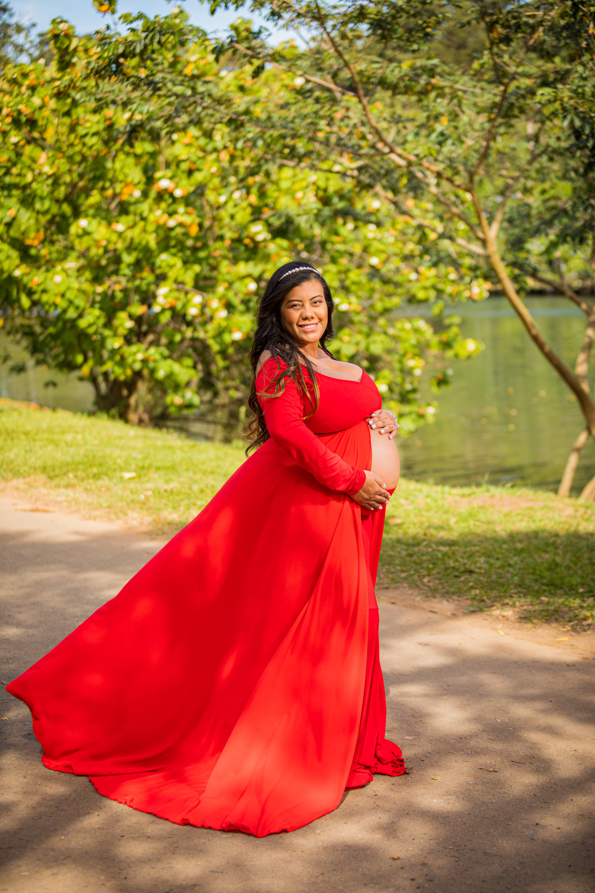 Ensaio Gestante em Estúdio e Parque de São Paulo