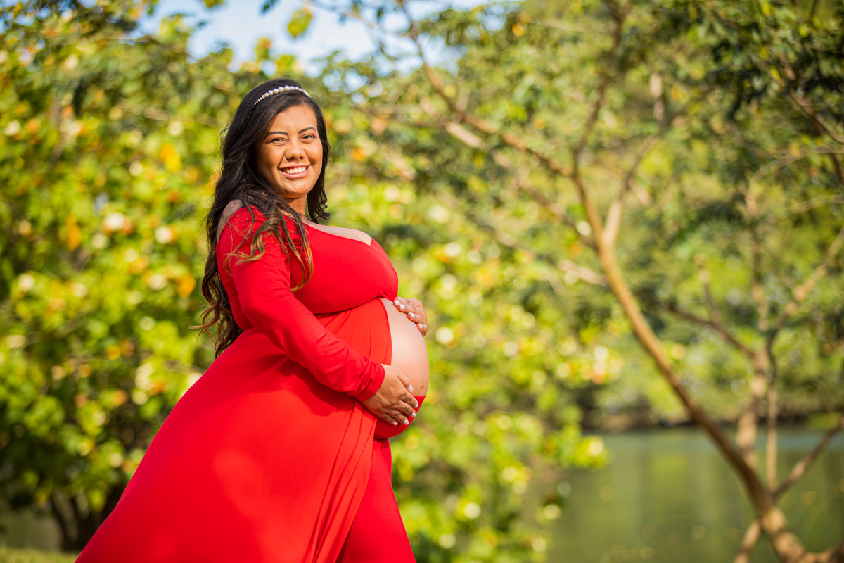 Ensaio Gestante em Estúdio e Parque de São Paulo