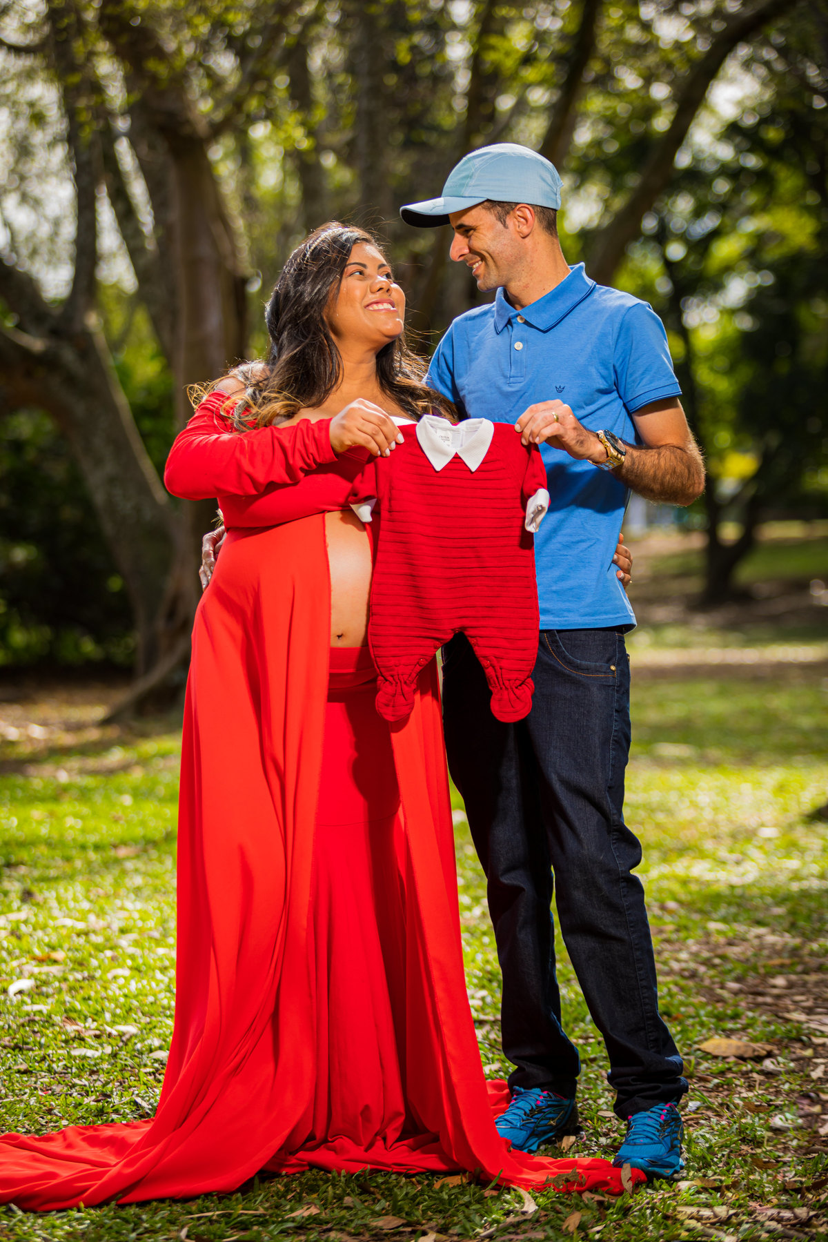 Ensaio Gestante em Estúdio e Parque de São Paulo