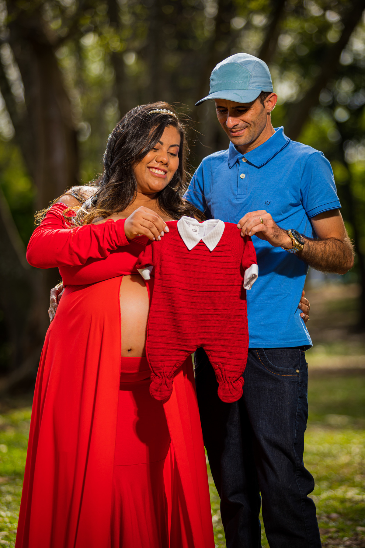 Ensaio Gestante em Estúdio e Parque de São Paulo