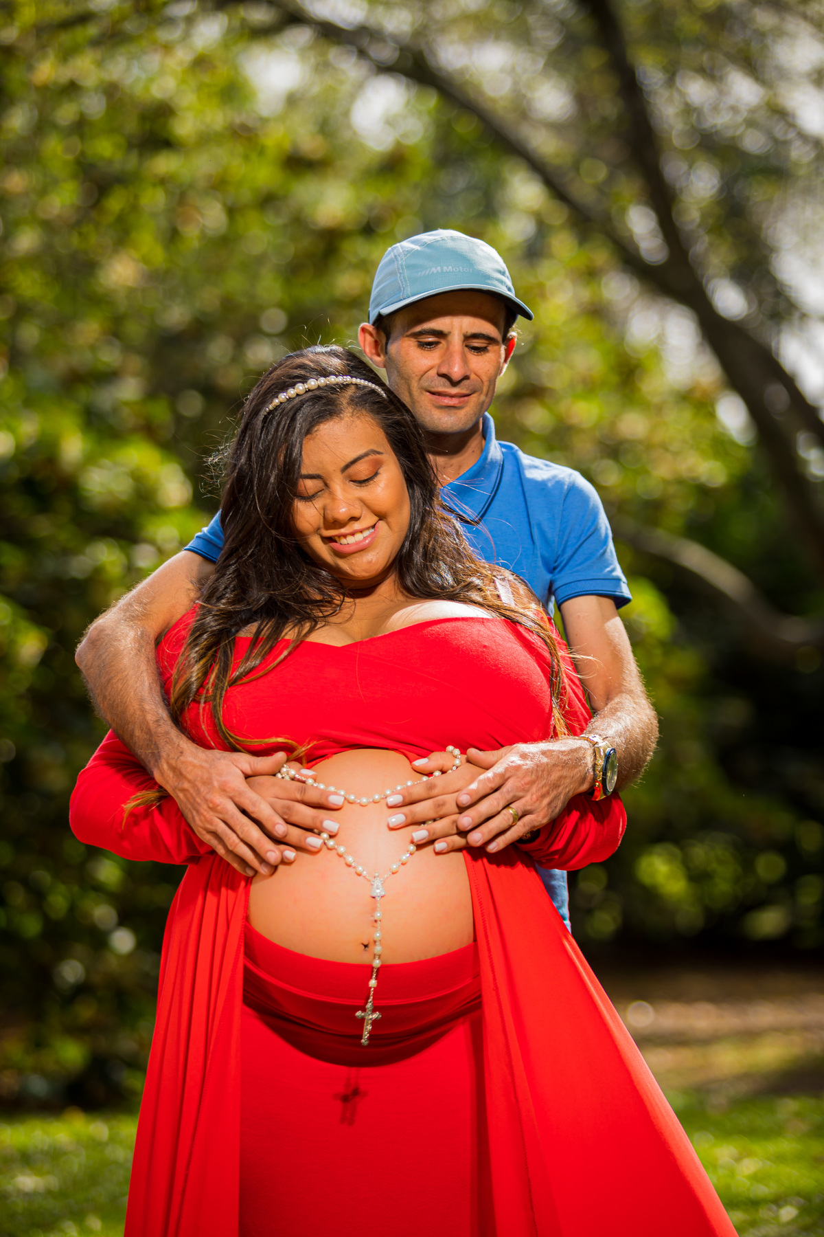 Ensaio Gestante em Estúdio e Parque de São Paulo