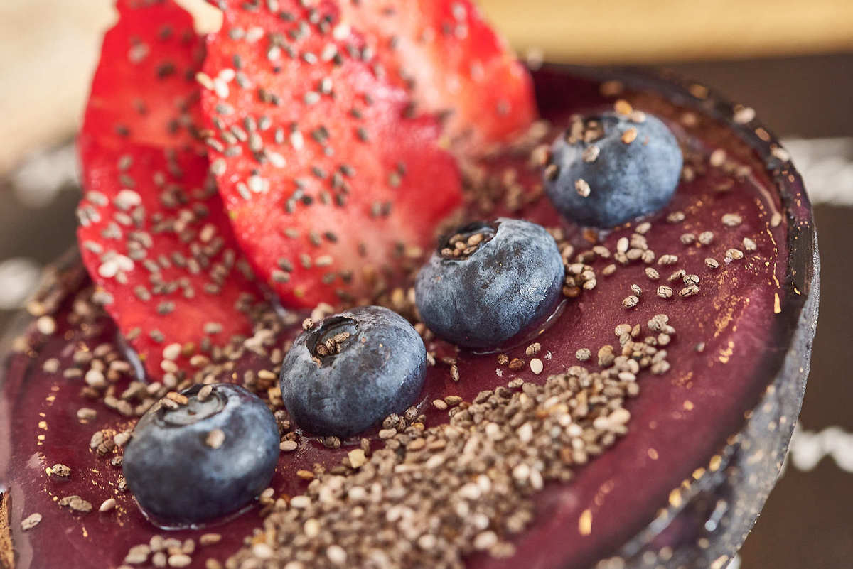 fotografia profissional de açaí