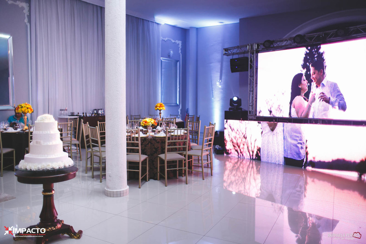 painel de led casamento Curitiba