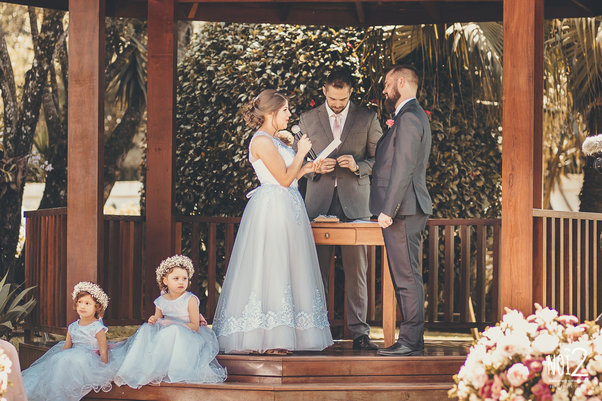 votos da noiva no deck